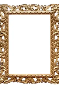 Altın Barok Oymalı Çerçeve