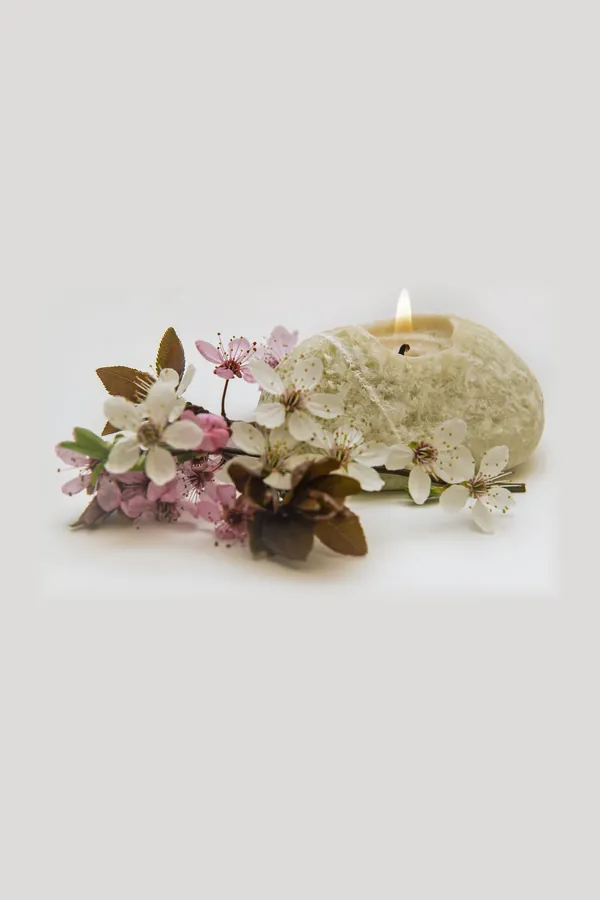 Doğal Taş Tealight Mumluk