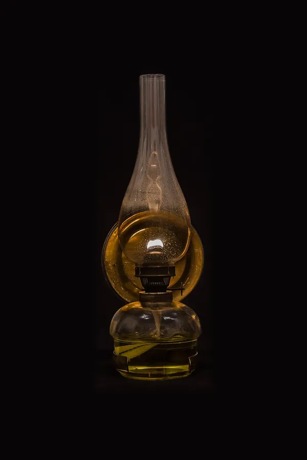 Şeffaf Cam Gaz Lambası